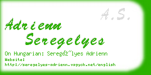 adrienn seregelyes business card